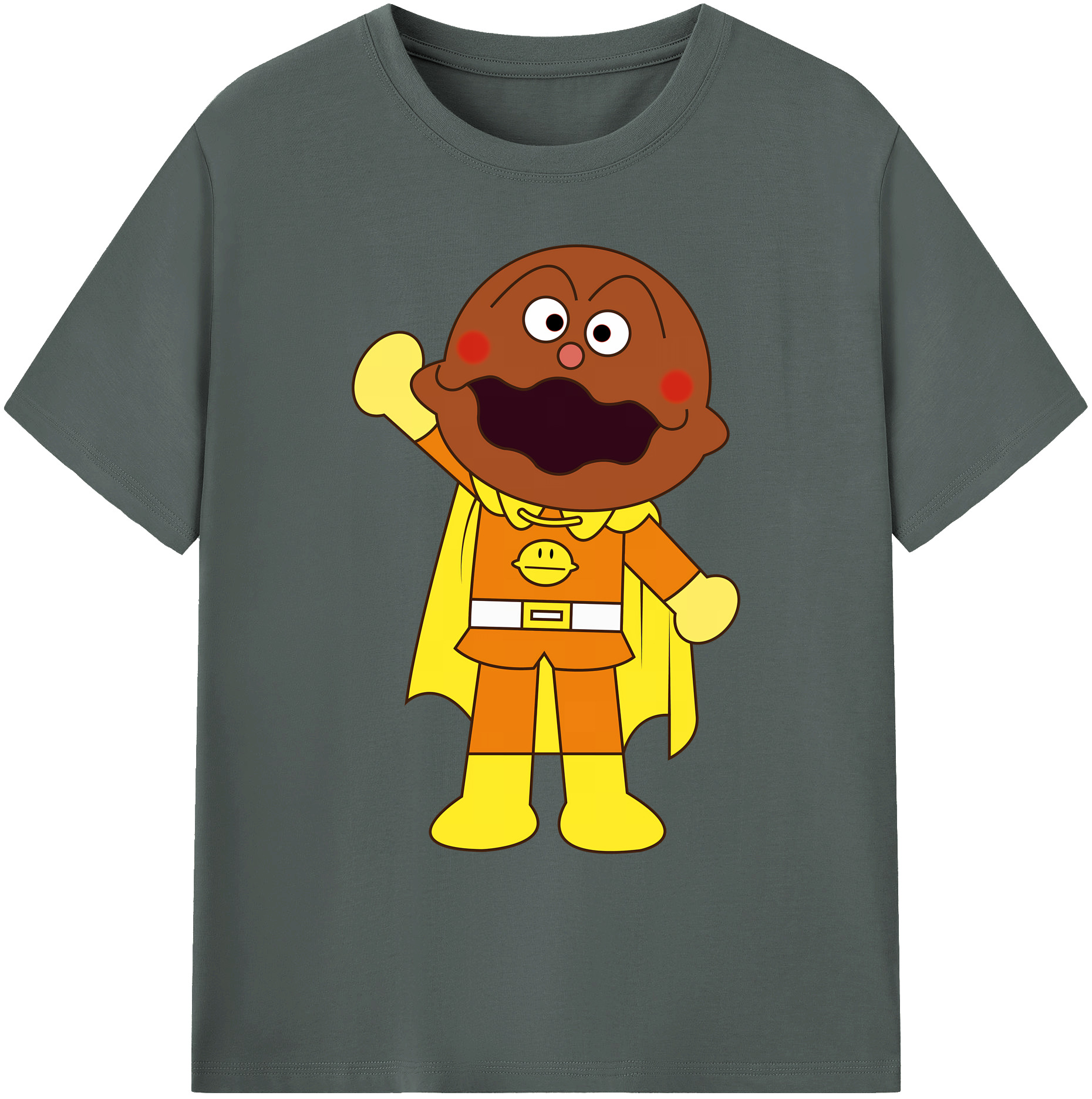 （画像用） アンパンマン Anpanman 綿100％ メンズ半袖Tシャツ｜肌触りやわらか＆通気性